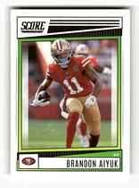 2022 Score Base Set #162 Brandon Aiyuk