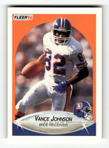 1990 Fleer Base Set #25 Vance Johnson