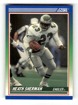 1990 Score Base Set #398 Heath Sherman