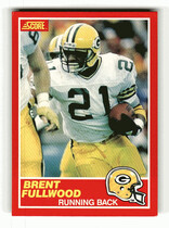 1989 Score Base Set #177 Brent Fullwood