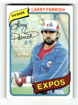 1980 Topps Base Set #345 Larry Parish