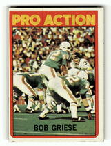 1972 Topps Base Set #132 Bob Griese