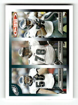 2005 Topps Total #350 Dhani Jones|Hollis Thomas|Mark Simoneau