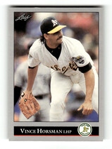 1992 Leaf Base Set #487 Vince Horsman