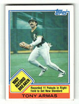 1983 Topps Base Set #1 Tony Armas