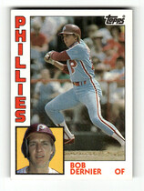 1984 Topps Base Set #358 Bob Dernier