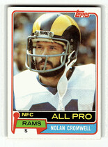 1981 Topps Base Set #120 Nolan Cromwell