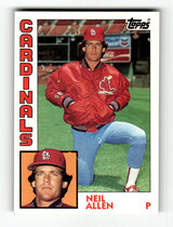 1984 Topps Base Set #435 Neil Allen