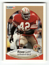 1990 Fleer Base Set #9 Ronnie Lott