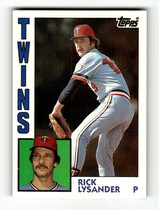 1984 Topps Base Set #639 Rick Lysander