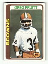 1978 Topps Base Set #245 Greg Pruitt