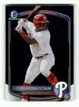 2025 Bowman Chrome Draft #BDC-98 Aroon Escobar