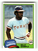 1981 Topps Base Set #283 Billy Sample