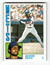 1984 Topps Base Set #161 Junior Ortiz