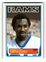 1983 Topps Base Set #89 Preston Dennard