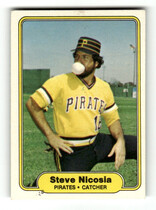 1982 Fleer Base Set #488 Steve Nicosia