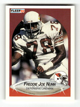 1990 Fleer Base Set #337 Freddie Joe Nunn