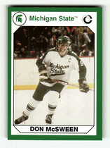 1990 Collegiate Collection Michigan State 200 #196 Don McSween