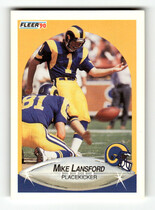 1990 Fleer Base Set #41 Mike Lansford