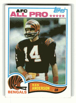 1982 Topps Base Set #38 Ken Anderson