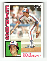 1984 Topps Base Set #164 Scott Sanderson