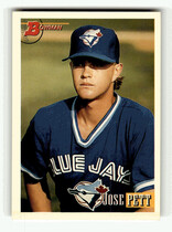 1993 Bowman Base Set #139 Jose Pett