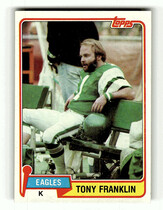 1981 Topps Base Set #227 Tony Franklin