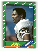 1986 Topps Base Set #218 James Lofton