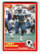 1989 Score Base Set #183 Timmy Newsome