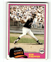 1981 Topps Base Set #279 Bob Knepper