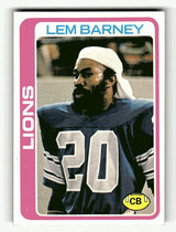 1978 Topps Base Set #82 Lem Barney