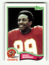 1982 Topps Base Set #122 Henry Marshall