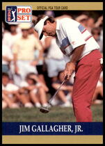 1990 Pro Set PGA Tour #44 Jim Gallagher