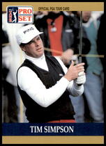 1990 Pro Set PGA Tour #75 Tim Simpson