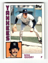 1984 Topps Base Set #110 Ron Guidry