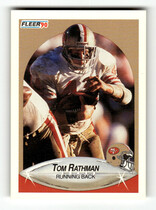 1990 Fleer Base Set #12 Tom Rathman