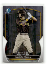 2023 Bowman Chrome Prospects #BCP-75 Samuel Zavala