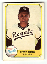 1981 Fleer Base Set #33 Steve Busby