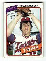 1980 Topps Base Set #256 Roger Erickson