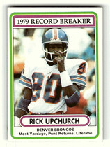 1980 Topps Base Set #5 Rick Upchurch