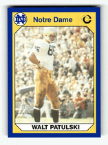 1990 Collegiate Collection Notre Dame 200 #75 Walt Patulski