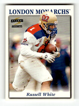 1996 Score WLAF #17 Russell White