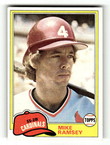 1981 Topps Base Set #366 Mike Ramsey