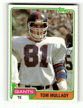 1981 Topps Base Set #417 Tom Mullady