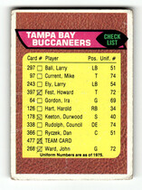 1976 Topps Base Set #477 Bucks Checklist