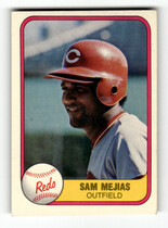 1981 Fleer Base Set #219 Sam Mejias