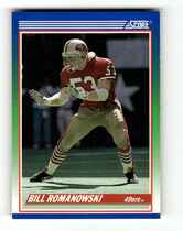 1990 Score Base Set #408 Bill Romanowski