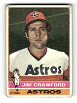 1976 Topps Base Set #428 Jim Crawford