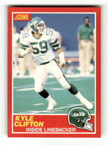 1989 Score Base Set #163 Kyle Clifton