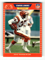 1989 Pro Set Base Set #449 Stanford Jennings